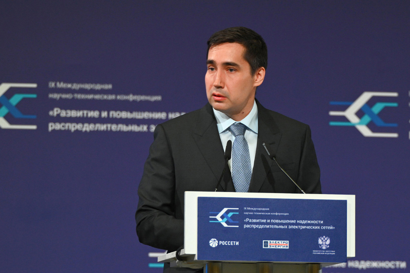 Заместитель Министра энергетики РФ Евгений Грабчак обратился к участникам Х Международной конференции «Развитие и повышение надежности распределительных электрических сетей»